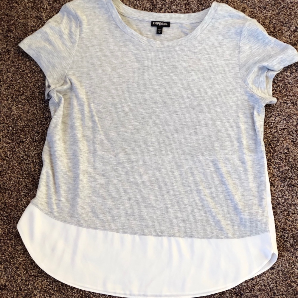 Women’s top with cream detail
